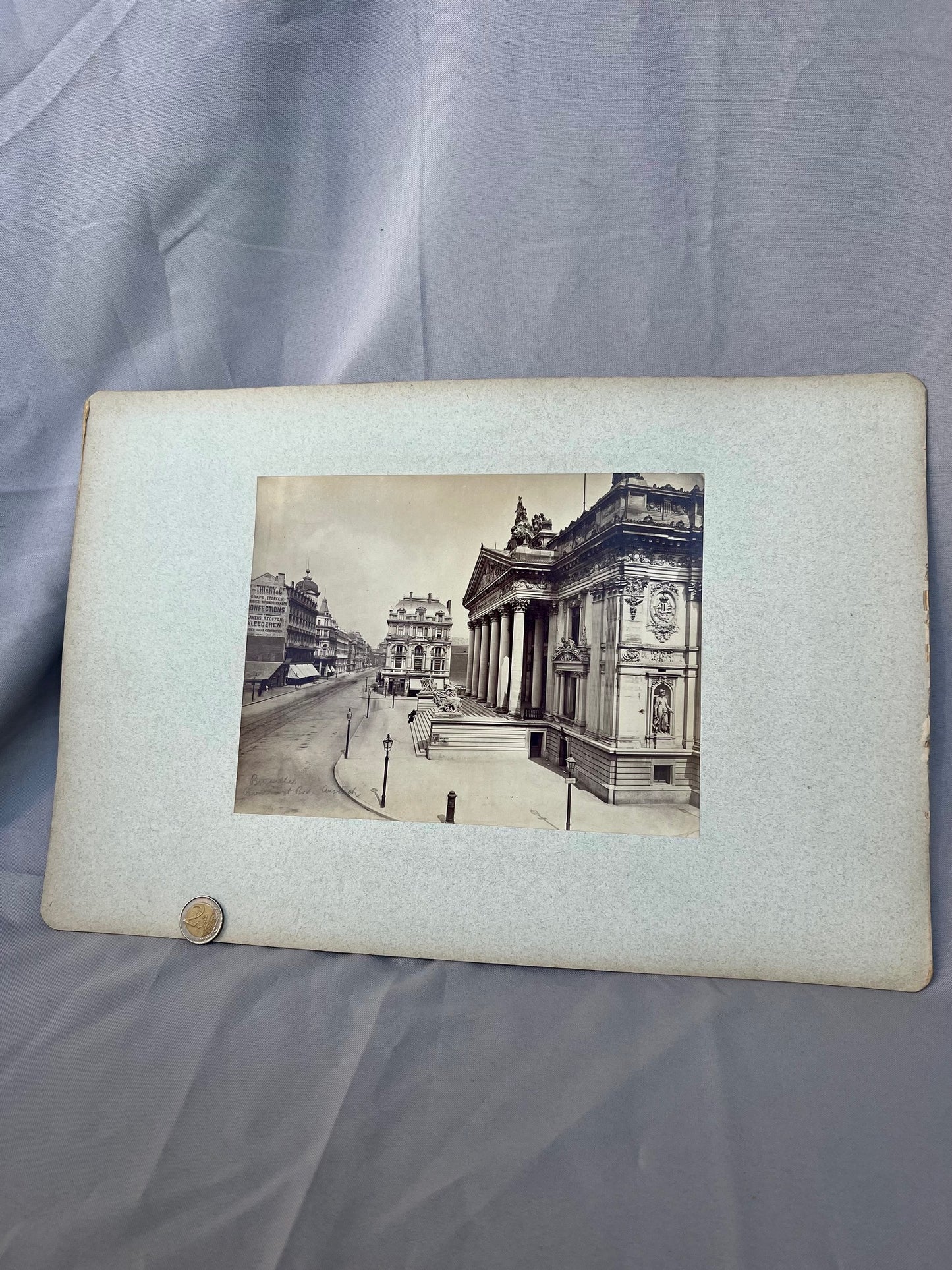 Brüssel Börse & Boulevard Anspach 1910