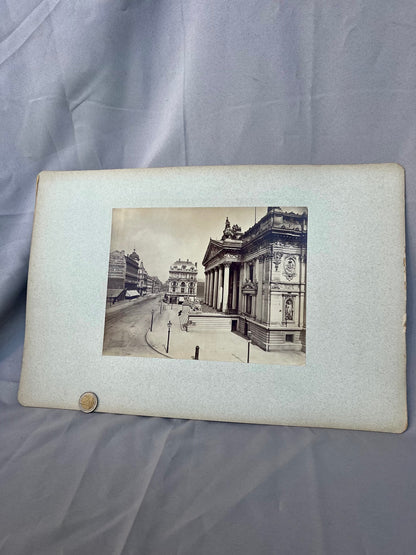 Brüssel Börse & Boulevard Anspach 1910