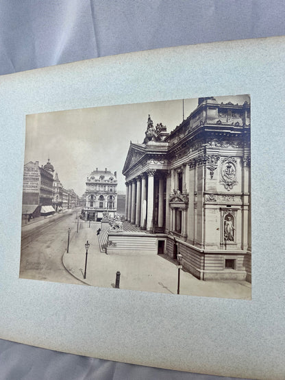 Brüssel Börse & Boulevard Anspach 1910