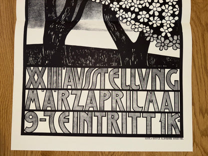 Secession Plakat 1905 Leopold Stolba | Wiener Jugendstil Ausstellung