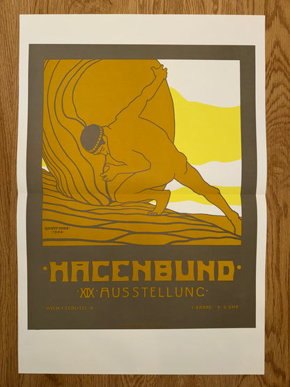 Hagenbund Ausstellung 1906 Imre Simay | Jugendstil Plakat