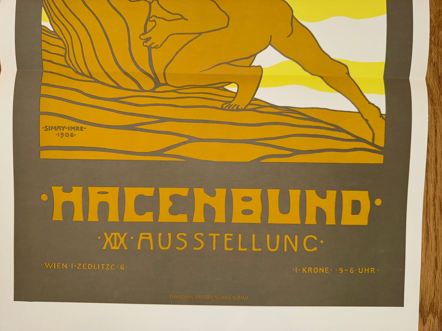 Hagenbund Ausstellung 1906 Imre Simay | Jugendstil Plakat