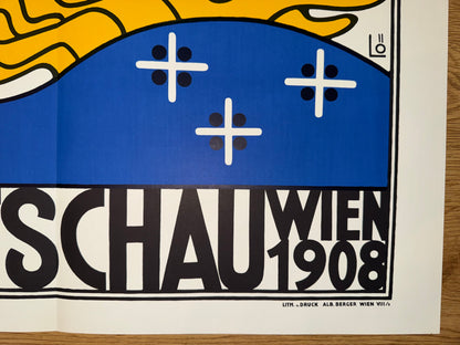 Kunstschau Wien 1908 Berthold Löffler | Wiener Jugendstil Plakat