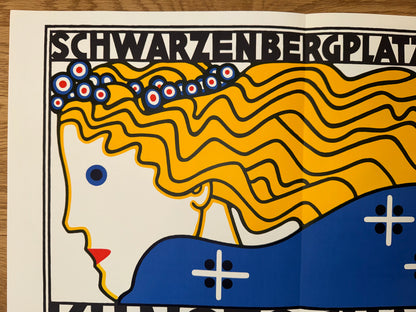 Kunstschau Wien 1908 Berthold Löffler | Wiener Jugendstil Plakat