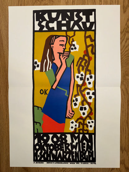 Kunstschau Wien 1908 Oskar Kokoschka | Expressionismus Jugendstil Plakat