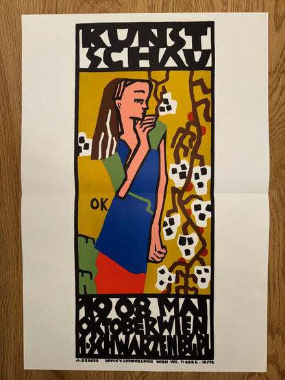 Kunstschau Wien 1908 Oskar Kokoschka | Expressionismus Jugendstil Plakat
