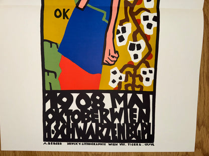 Kunstschau Wien 1908 Oskar Kokoschka | Expressionismus Jugendstil Plakat
