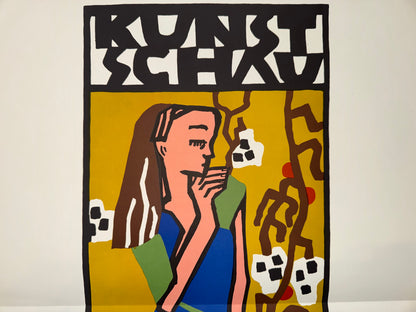 Kunstschau Wien 1908 Oskar Kokoschka | Expressionismus Jugendstil Plakat