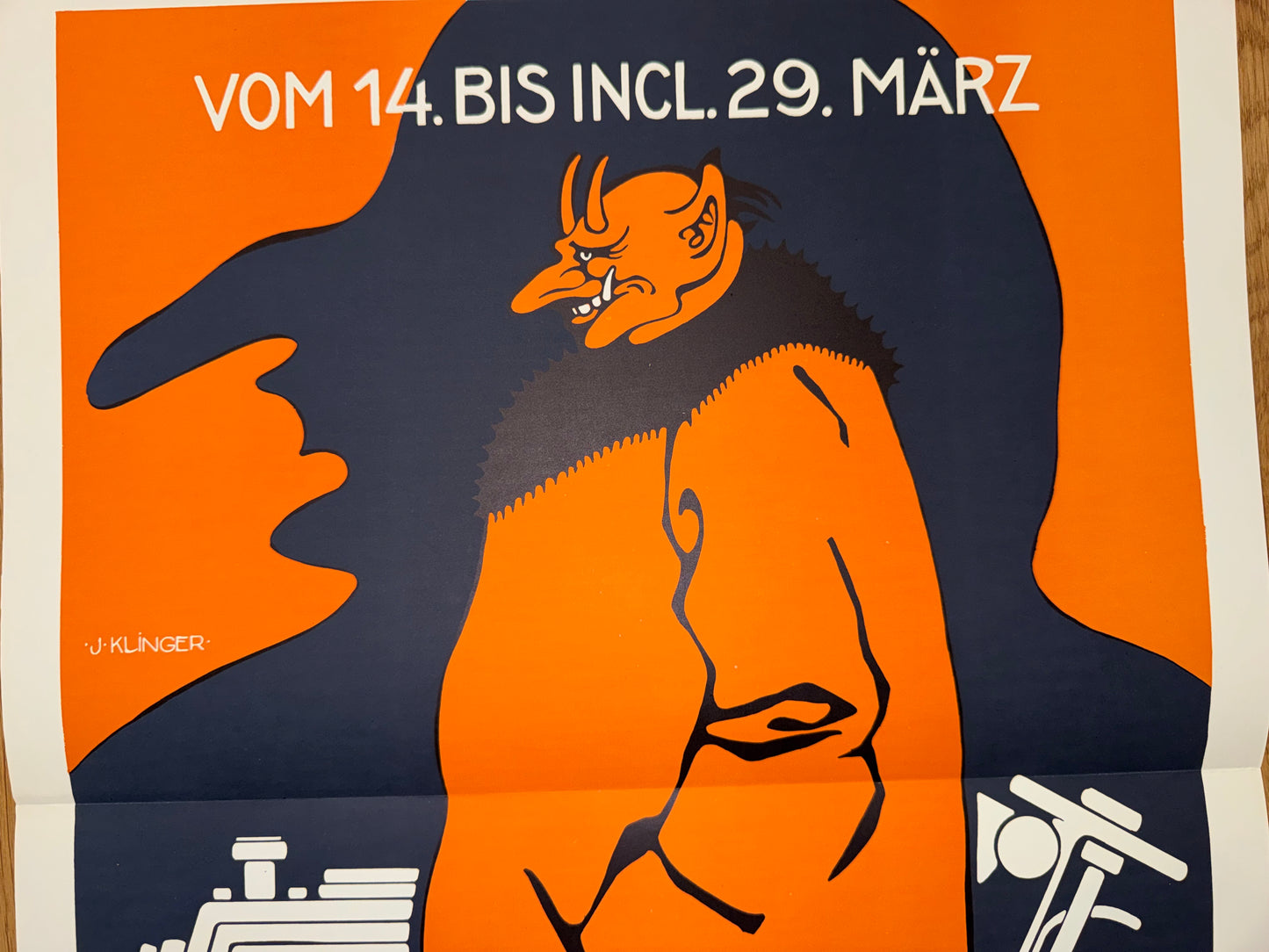 Automobil Ausstellung Wien 1903 Plakat Julius Klinger | Jugendstil Auto Vintage