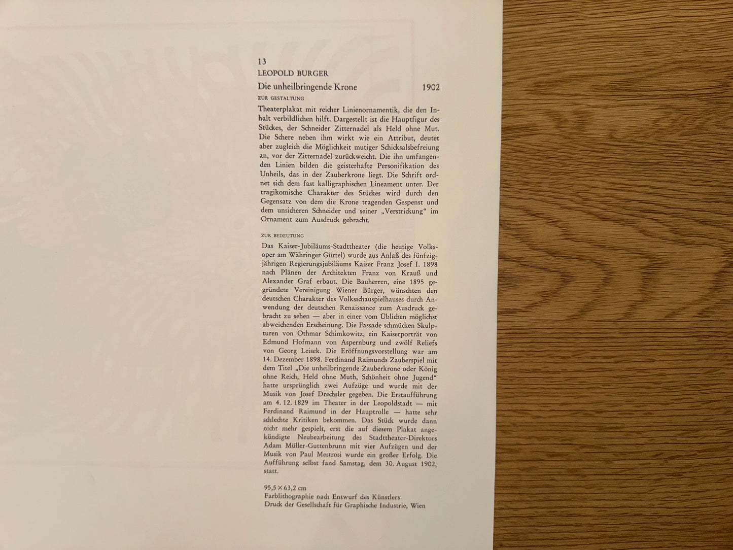 Die unheilbringende Krone 1902 Leopold Burger | Jugendstil Wien Secession