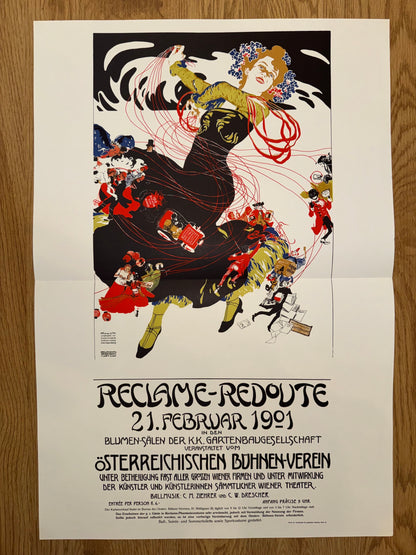 Reclame-Redoute 1901 Wien Plakat Jugendstil Puchinger Pamberger