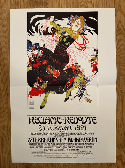 Reclame-Redoute 1901 Wien Plakat Jugendstil Puchinger Pamberger