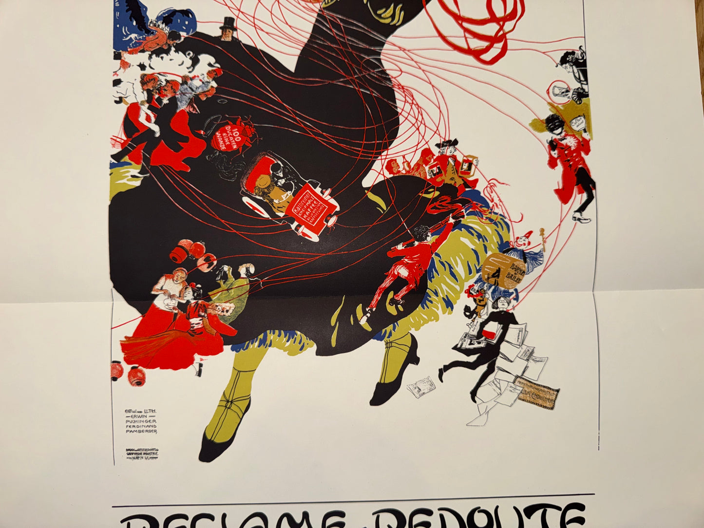Reclame-Redoute 1901 Wien Plakat Jugendstil Puchinger Pamberger