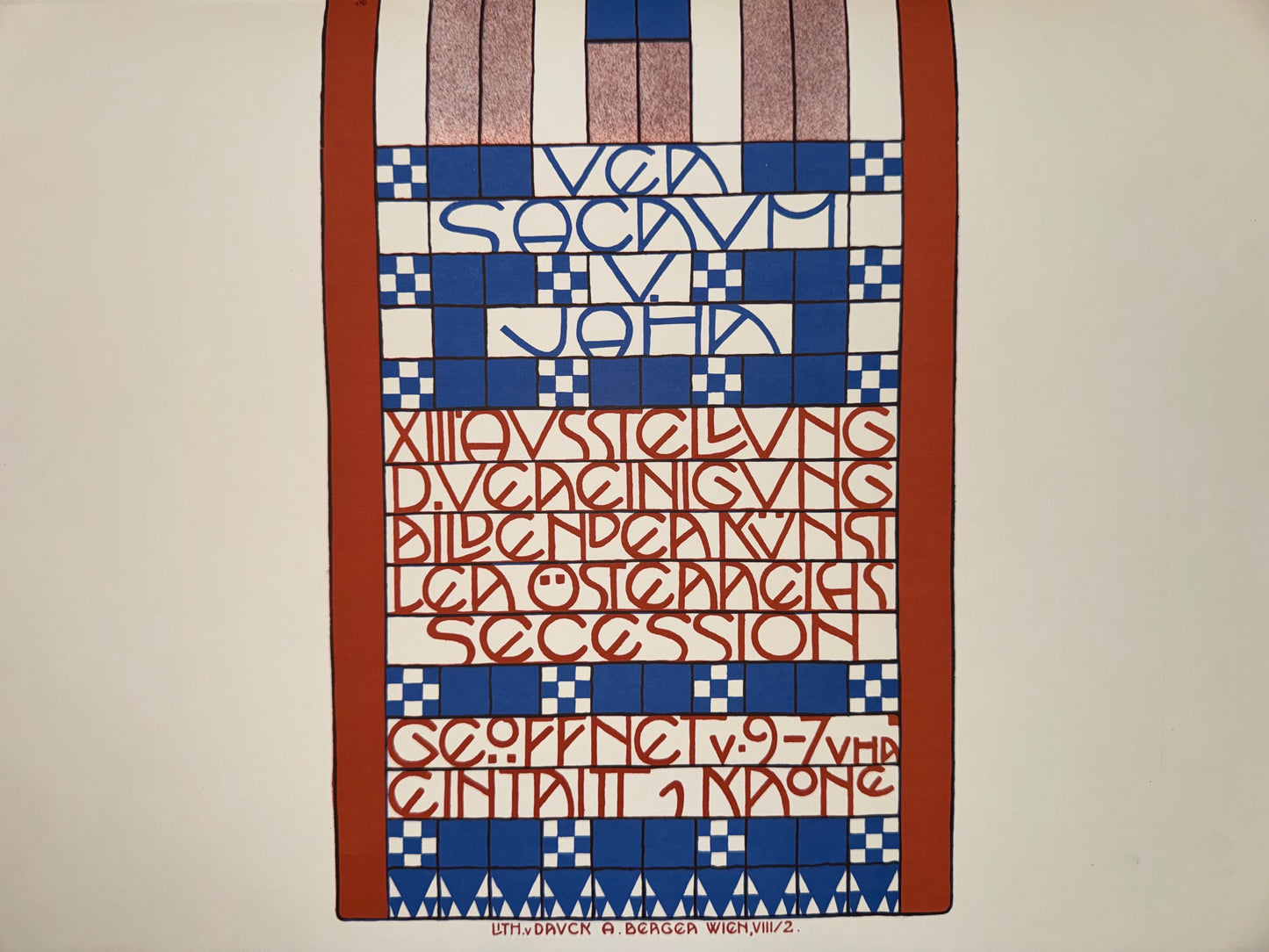 Secession Ausstellung 1902 Koloman Moser | Wiener Jugendstil Plakat