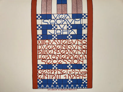 Secession Ausstellung 1902 Koloman Moser | Wiener Jugendstil Plakat