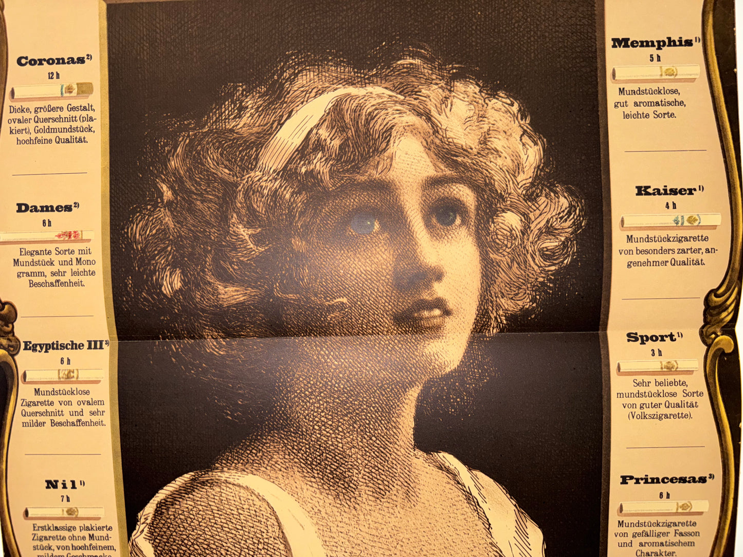 Tabak-Regie um 1900 Werbung | Zigarren Zigaretten Reklame Vintage
