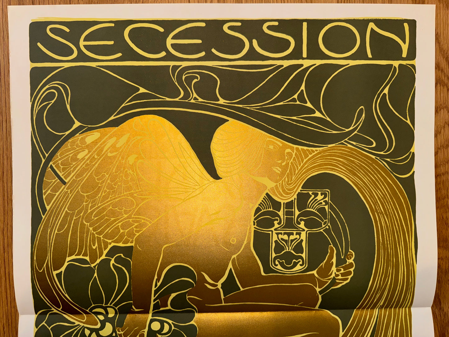 Koloman Moser Secession Poster 1899 Wien | Wiener Jugendstil Kunstplakat Gold