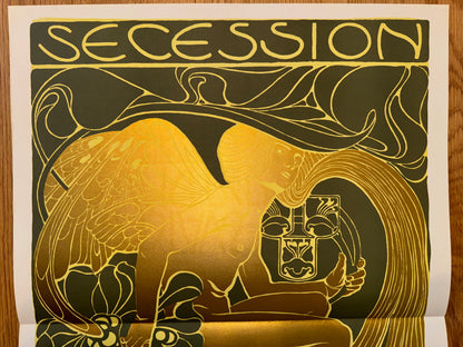 Koloman Moser Secession Poster 1899 Wien | Wiener Jugendstil Kunstplakat Gold