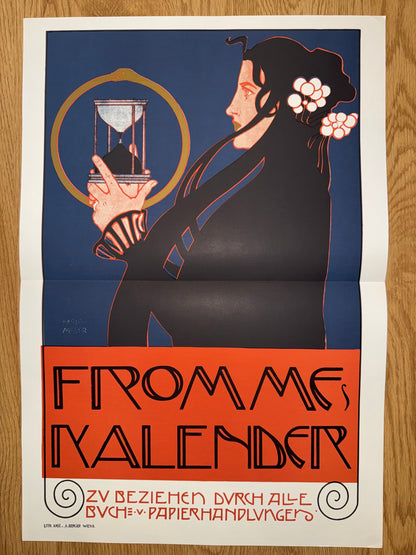 Koloman Moser Frommes Kalender 1899 | Jugendstil Plakat | Art Nouveau Poster