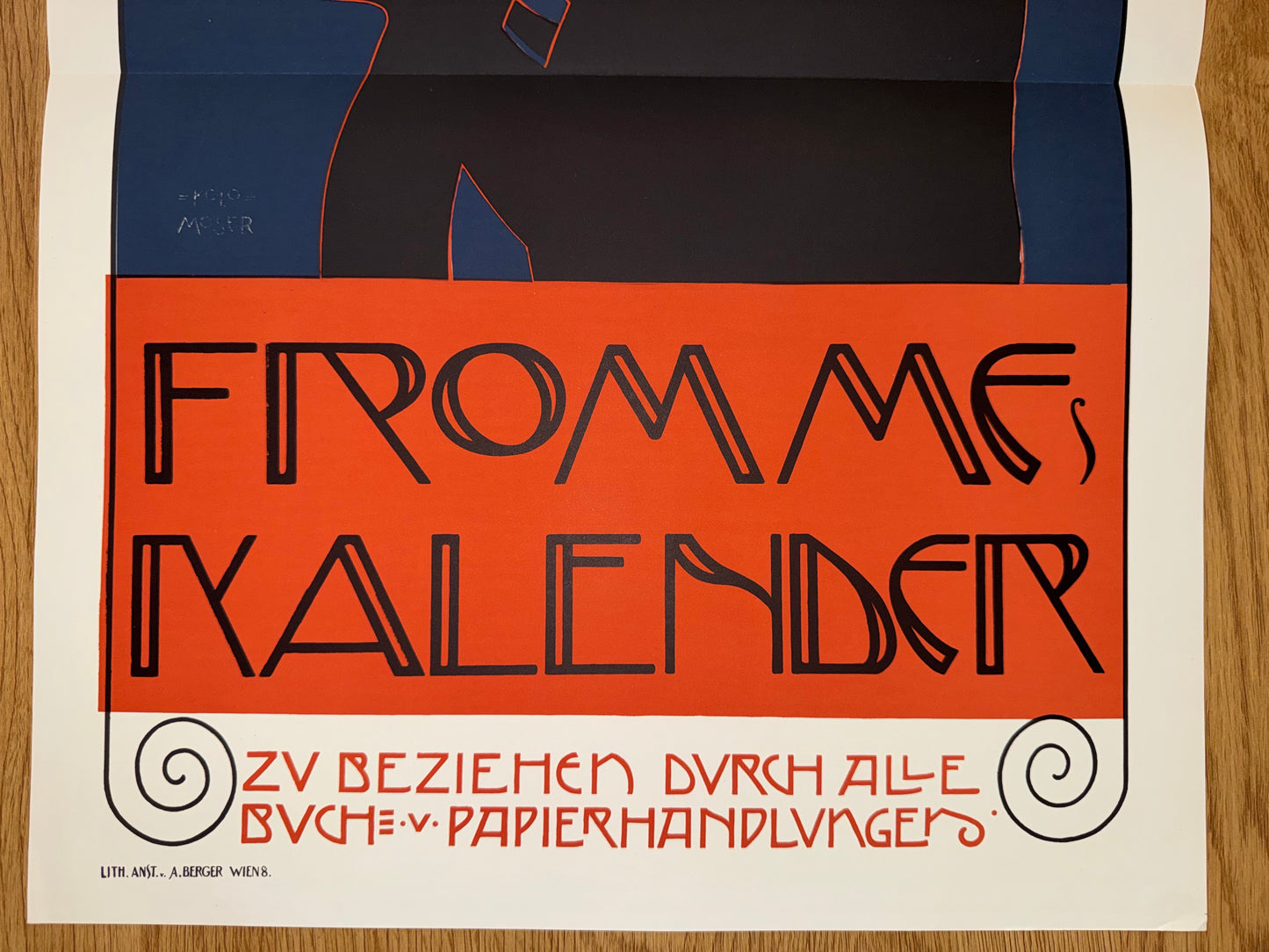 Koloman Moser Frommes Kalender 1899 | Jugendstil Plakat | Art Nouveau Poster
