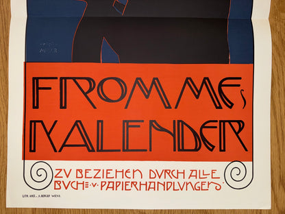 Koloman Moser Frommes Kalender 1899 | Jugendstil Plakat | Art Nouveau Poster