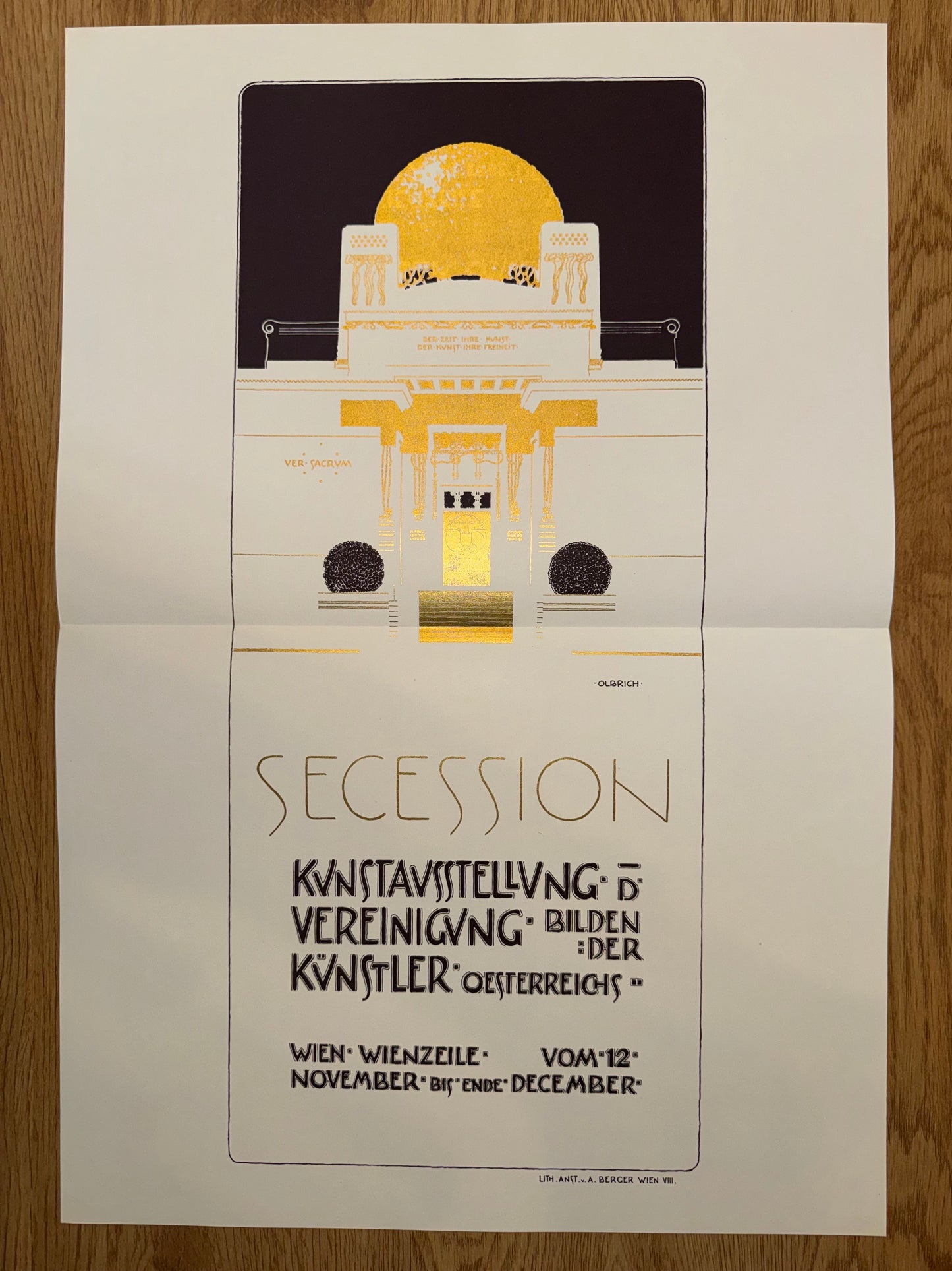 Joseph Maria Olbrich Secession Ausstellung 1898 | Jugendstil Plakat | Art Nouveau Poster