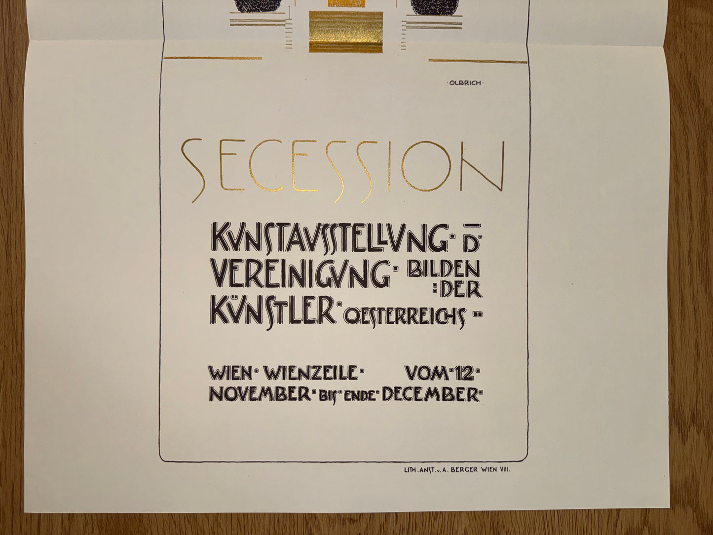 Joseph Maria Olbrich Secession Ausstellung 1898 | Jugendstil Plakat | Art Nouveau Poster