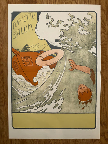 Arnost Hofbauer Topicuv Salon 1898 | Jugendstil Plakat | Art Nouveau Poster