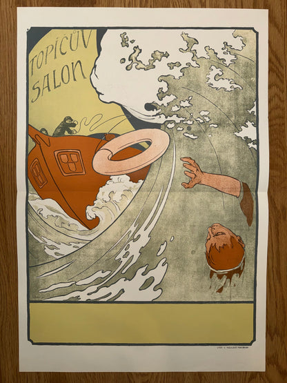Arnost Hofbauer Topicuv Salon 1898 | Jugendstil Plakat | Art Nouveau Poster