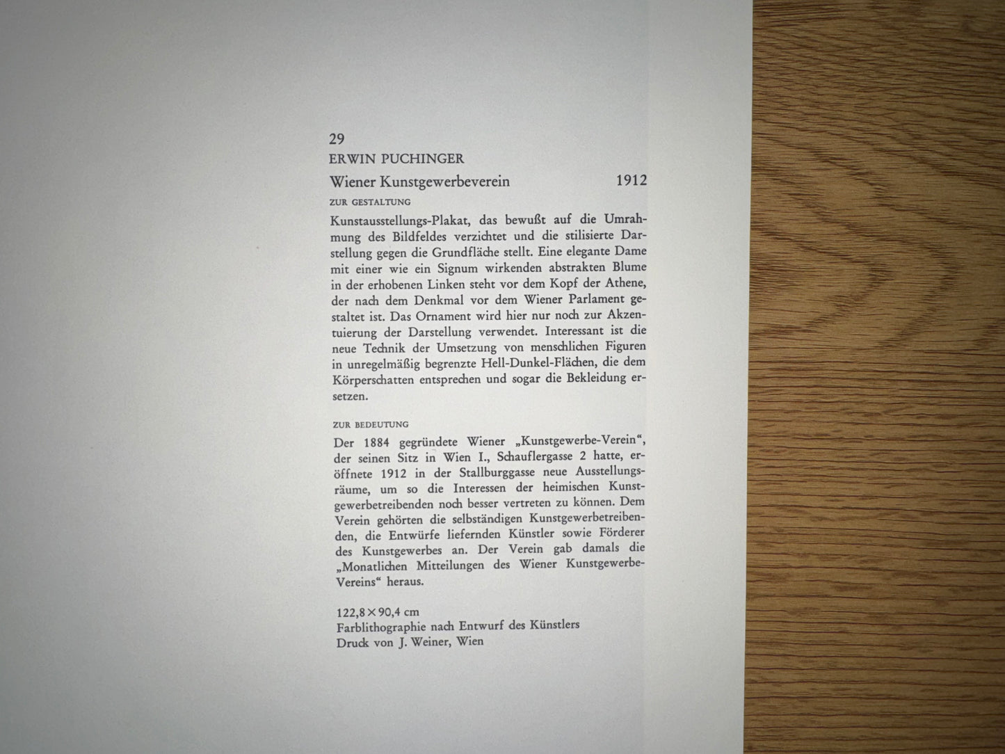 Erwin Puchinger Wiener Kunstgewerbeverein 1912 | Jugendstil Plakat