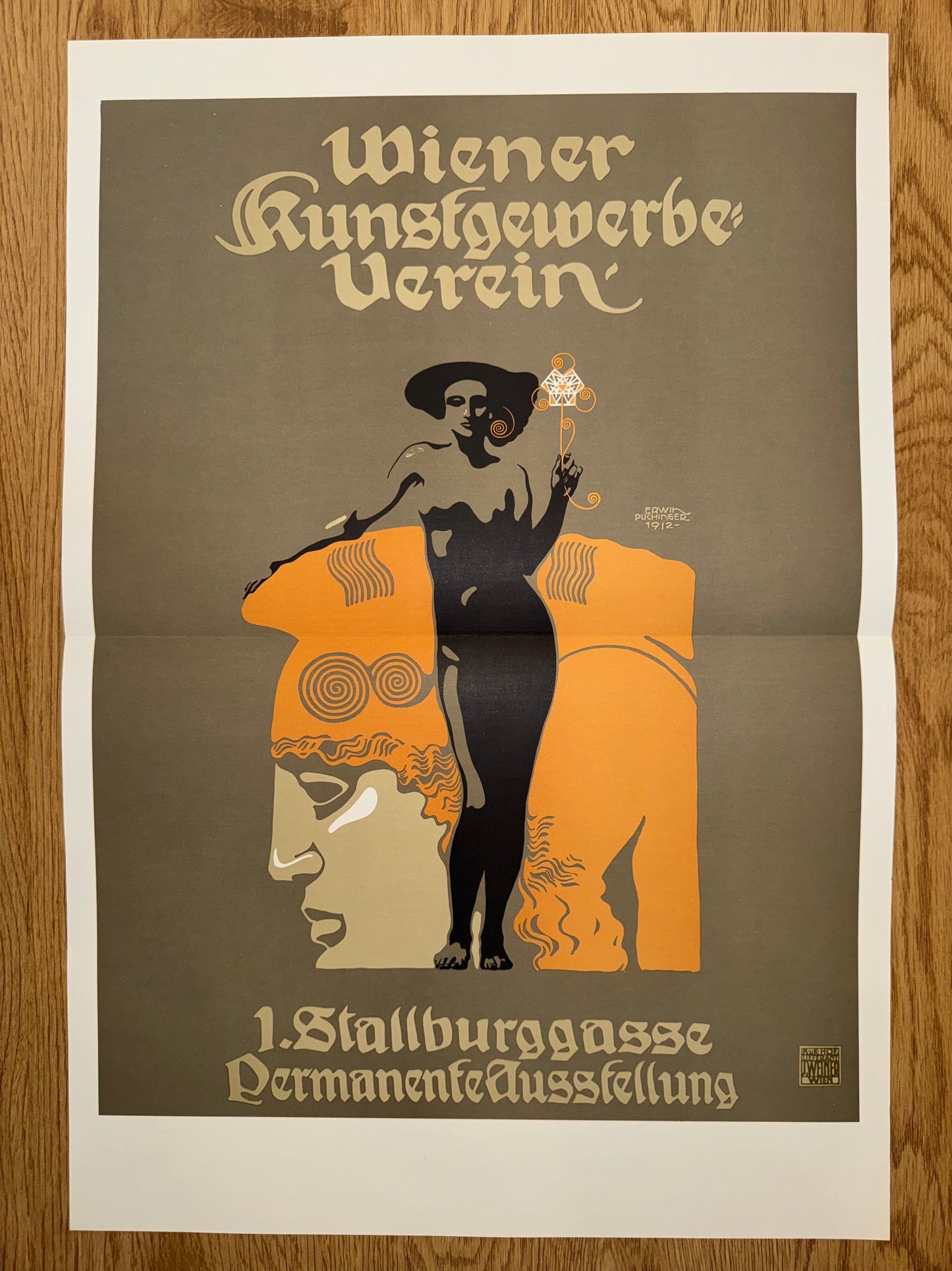 Erwin Puchinger Wiener Kunstgewerbeverein 1912 | Jugendstil Plakat