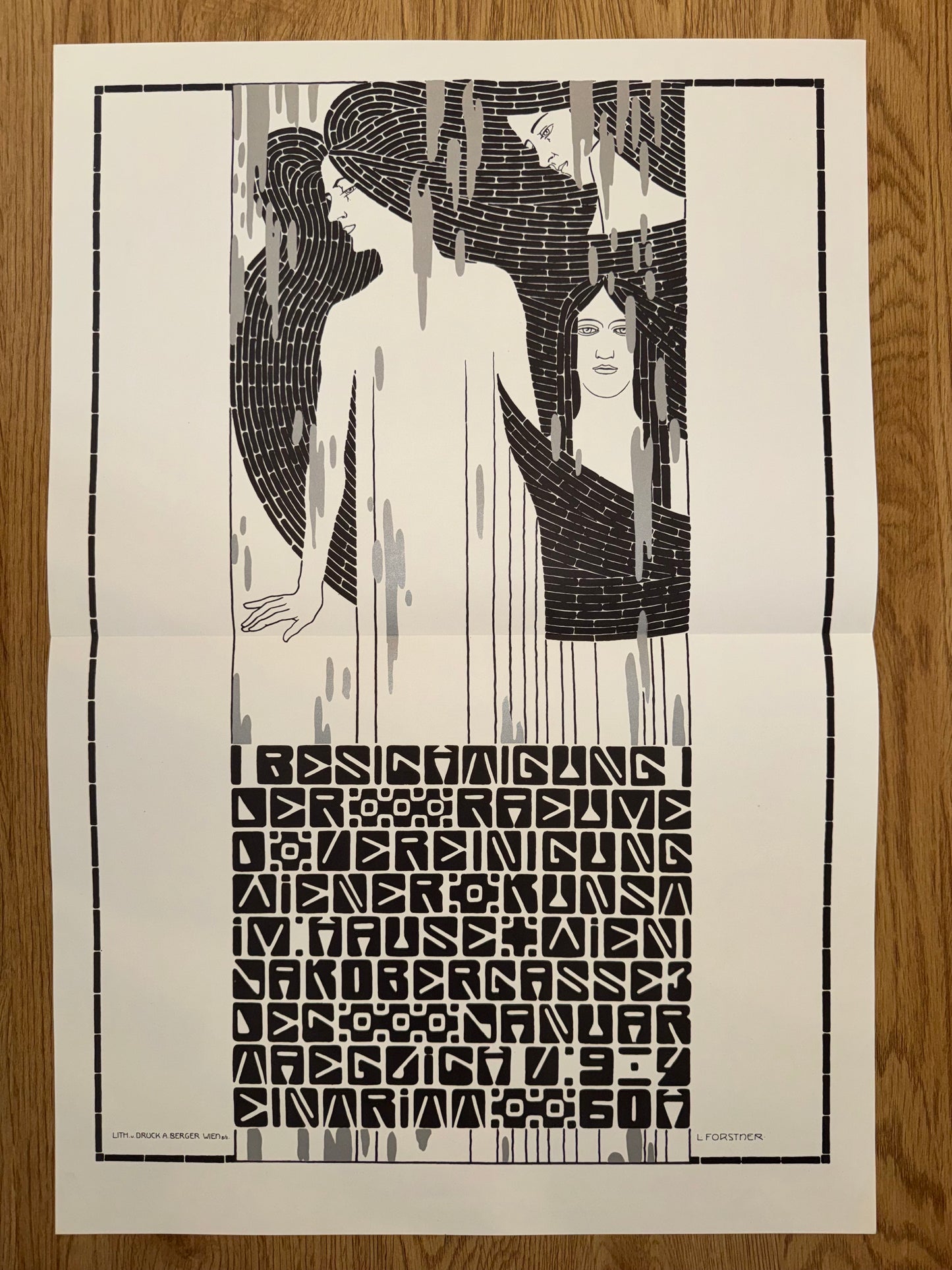 Beran Etrich Monoplan 1911 | Jugendstil Plakat | Art Nouveau Poster