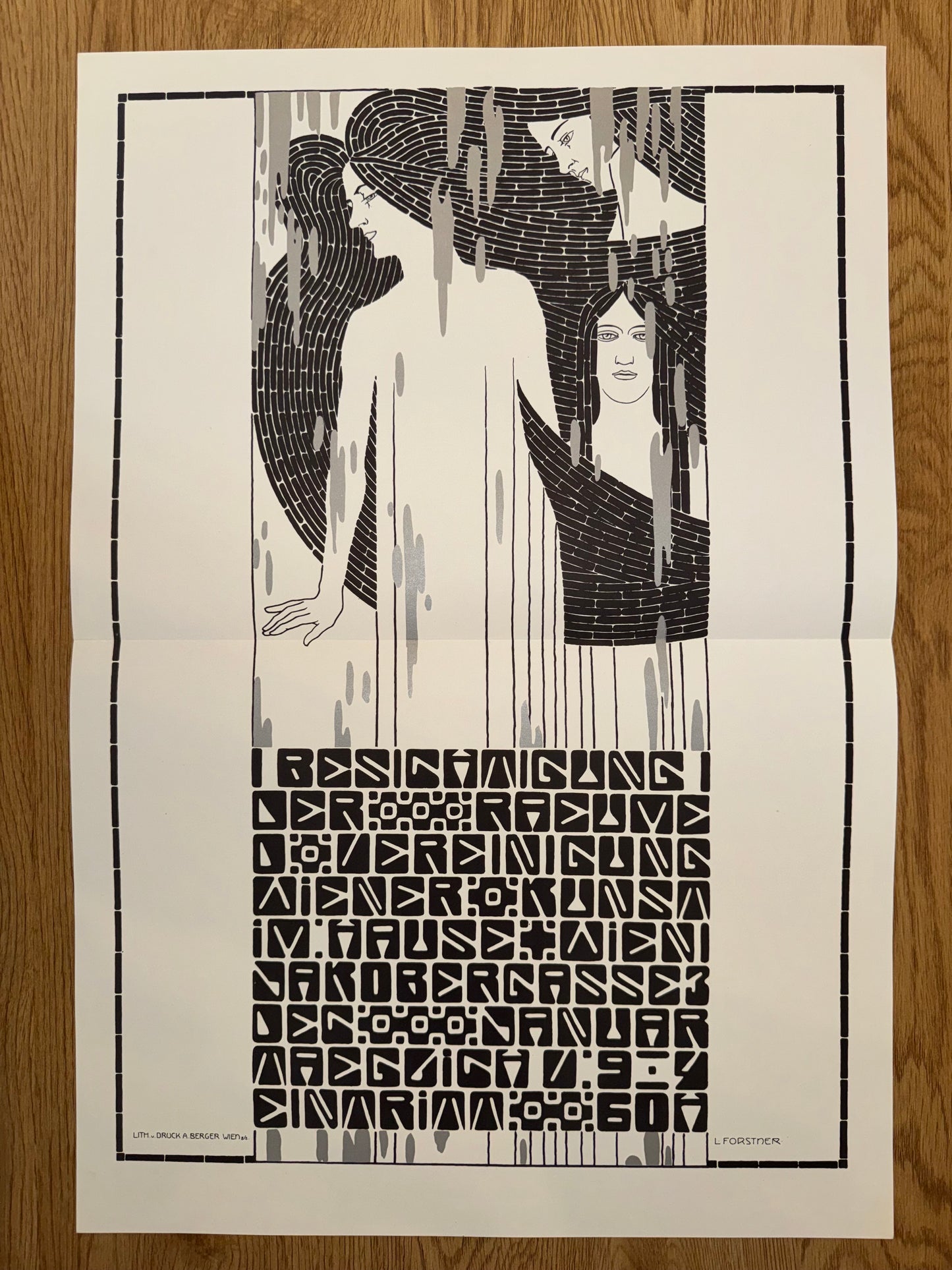 Beran Etrich Monoplan 1911 | Jugendstil Plakat | Art Nouveau Poster