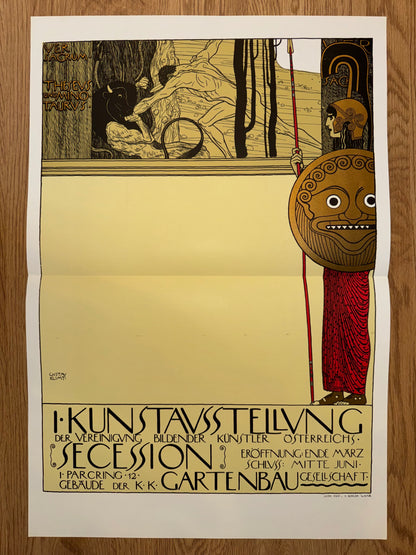Gustav Klimt Secession Ausstellung 1898 | Jugendstil Plakat | Art Nouveau Poster