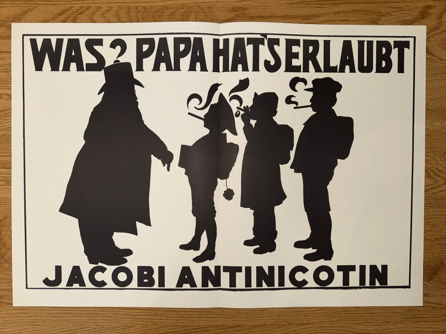 Hans Schliessmann Jacobi Antinicotin um 1890 | Jugendstil Plakat | Art Nouveau Werbung Tabak