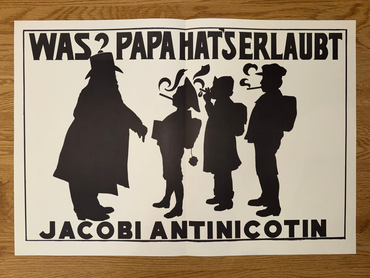 Hans Schliessmann Jacobi Antinicotin um 1890 | Jugendstil Plakat | Art Nouveau Werbung Tabak