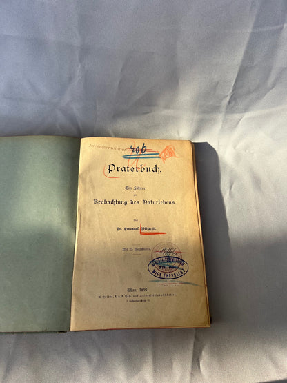 Witlaczil: Praterbuch Naturleben 1897