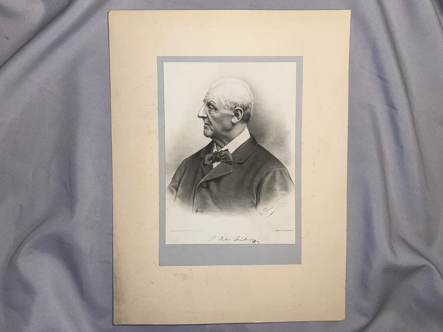 Lithographie Dr. Anton 1896