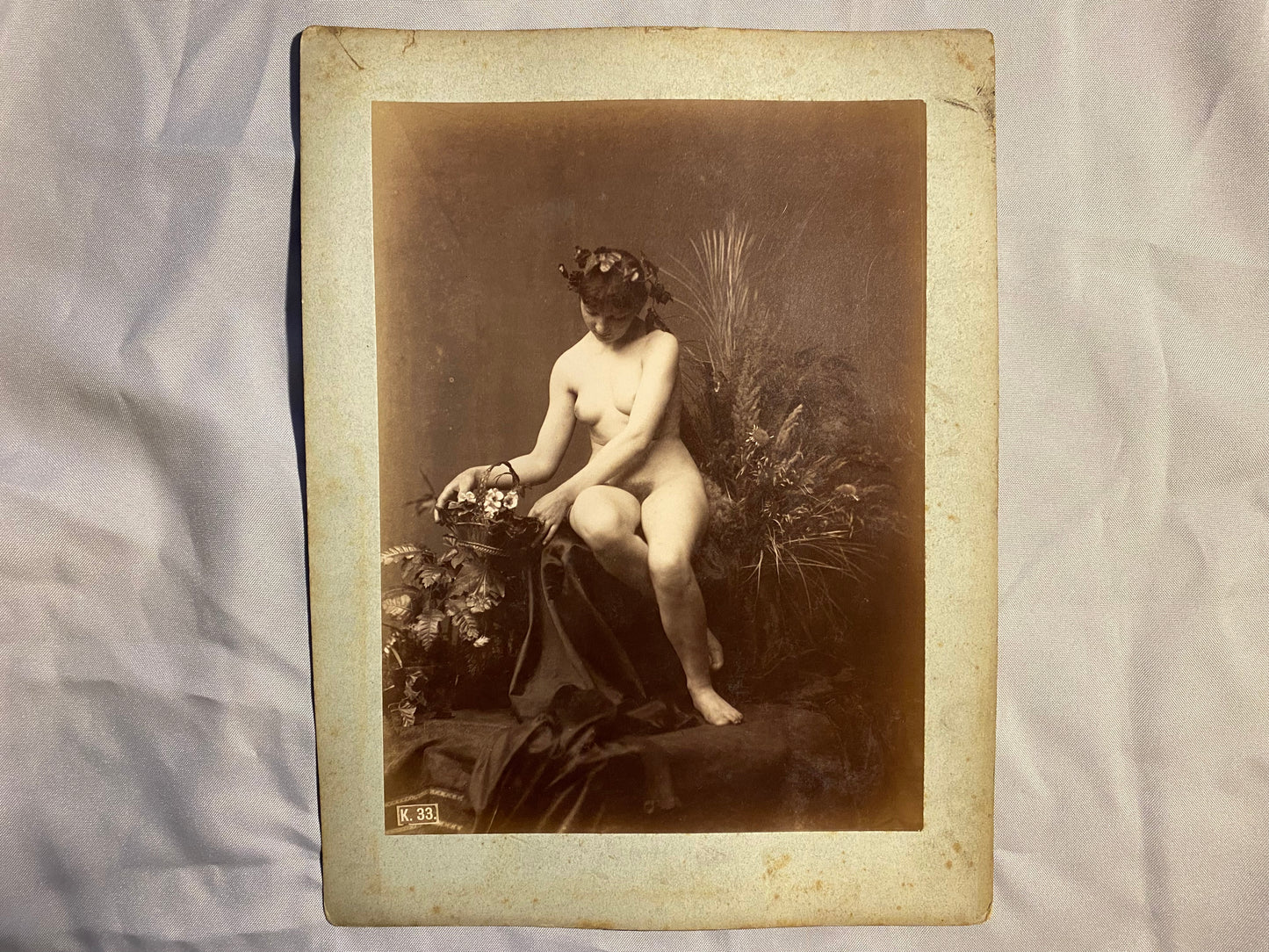 Weiblicher Akt Aktfoto 1905