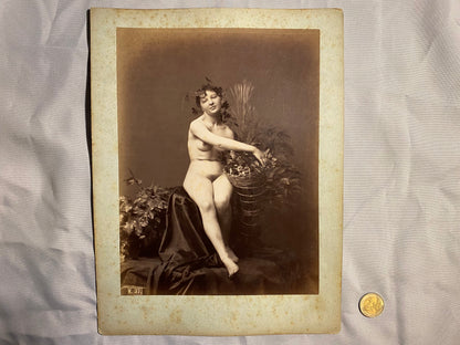 Weiblicher Akt Aktfoto 1905
