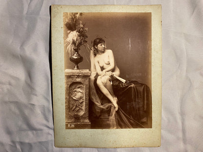 Weiblicher Akt Aktfoto 1905