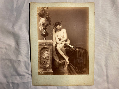 Weiblicher Akt Aktfoto 1905