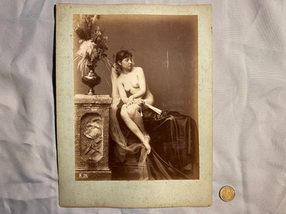 Weiblicher Akt Aktfoto 1905