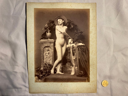 Weiblicher Akt Aktfoto 1905
