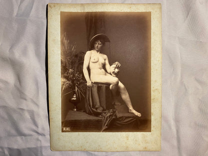 Weiblicher Akt Aktfoto 1905