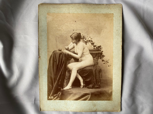 Weiblicher Akt Aktfoto 1905