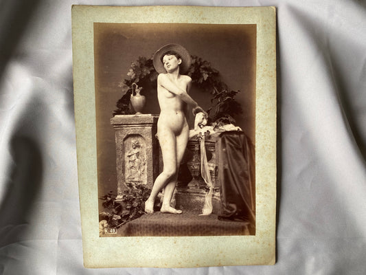 Weiblicher Akt Aktfoto 1905