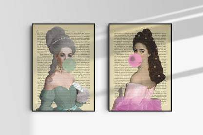 Sissi & Marie-Antoinette, Neuinterpretation - 2er Kombination - Print