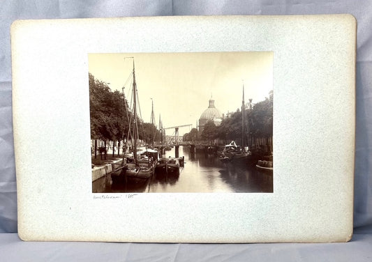 Amsterdam Grachten Kanal 1885