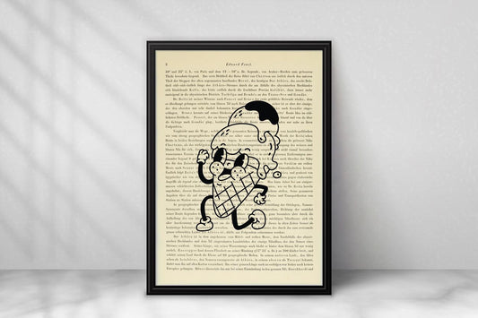 Glückliche Eiscreme